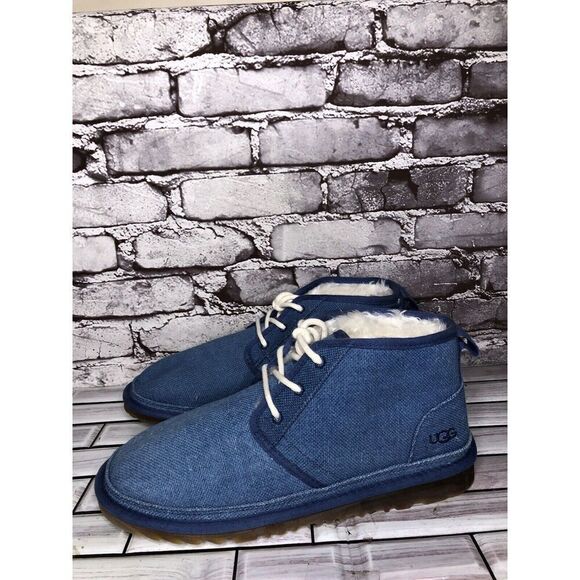 UGG Neumel Royal Blue Fabric Chukka Lace Up Boots Men’s Sz 11M US/44EU 1117613 main image 6